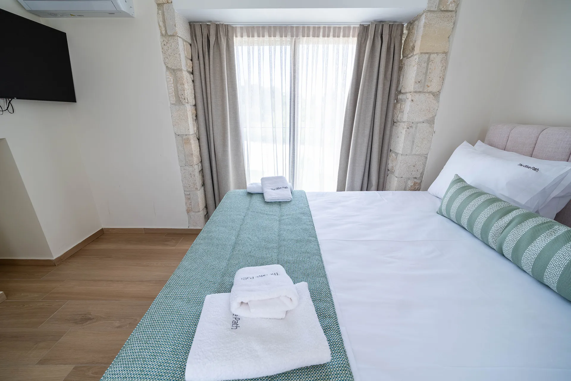 The Olive Path-Villa K3 Elia Double Room with Private Swimming Pool spavaca soba